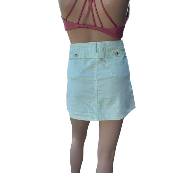 New Citizens of Humanity Women's Green Stretch Micro Mini Skirt Size 31 - Picture 5 of 11